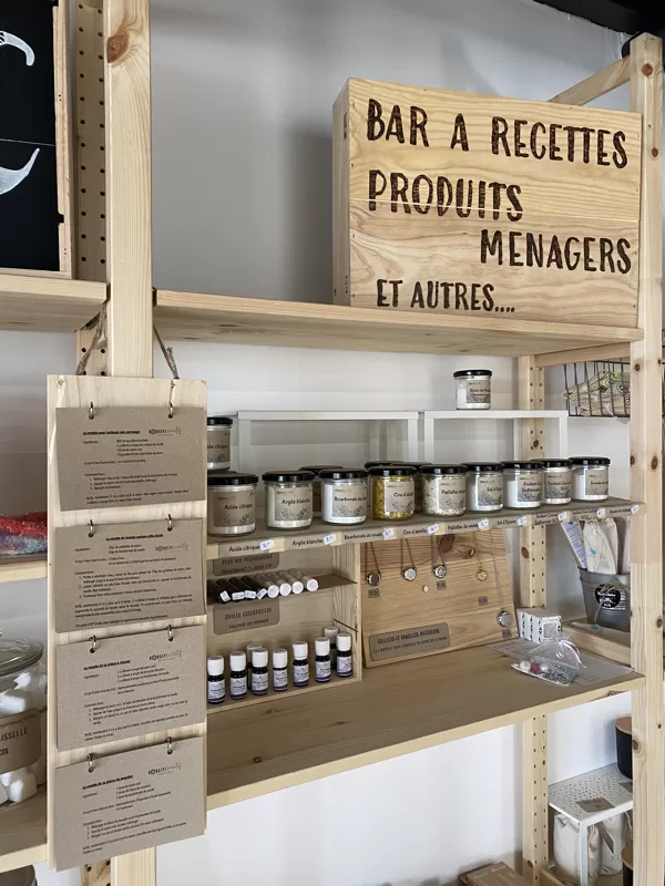 Bar à produits ménager et recettes